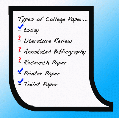 Difference between research paper and review article